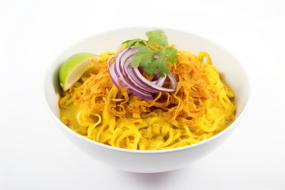 Vermicelli noodle pasta plate. 