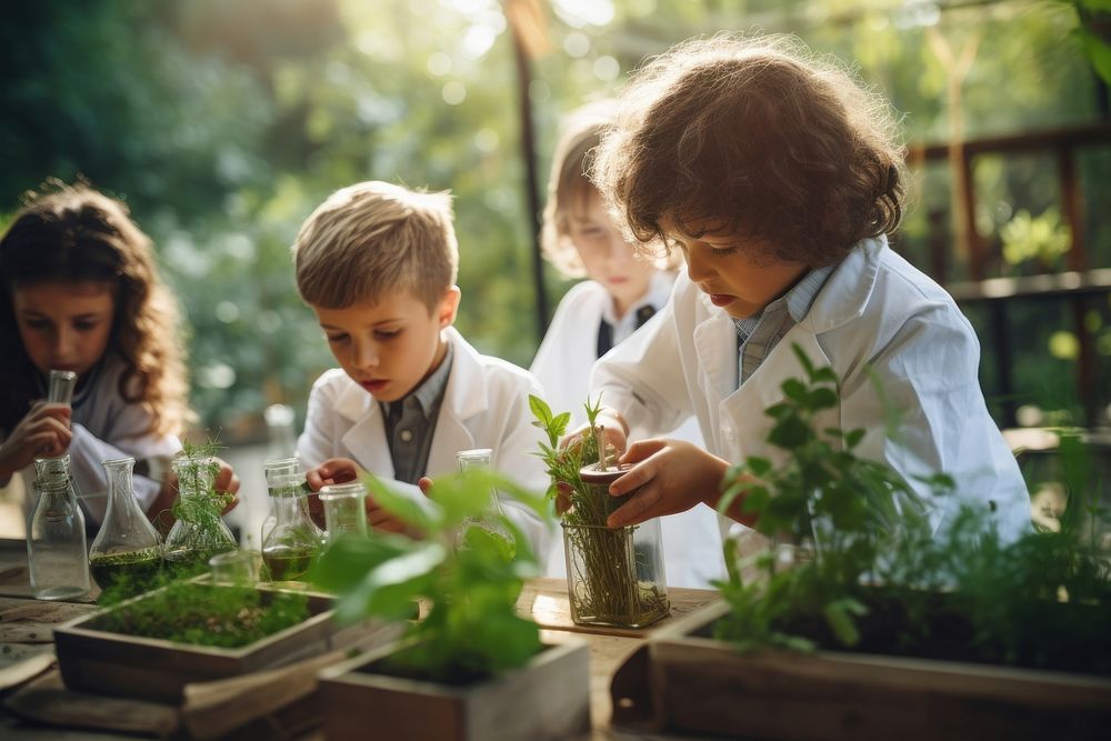 Plant gardening outdoors science. AI generated Image by rawpixel.