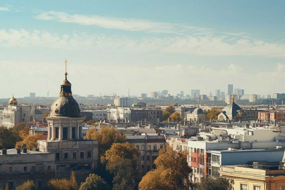 City architecture cityscape landscape. 