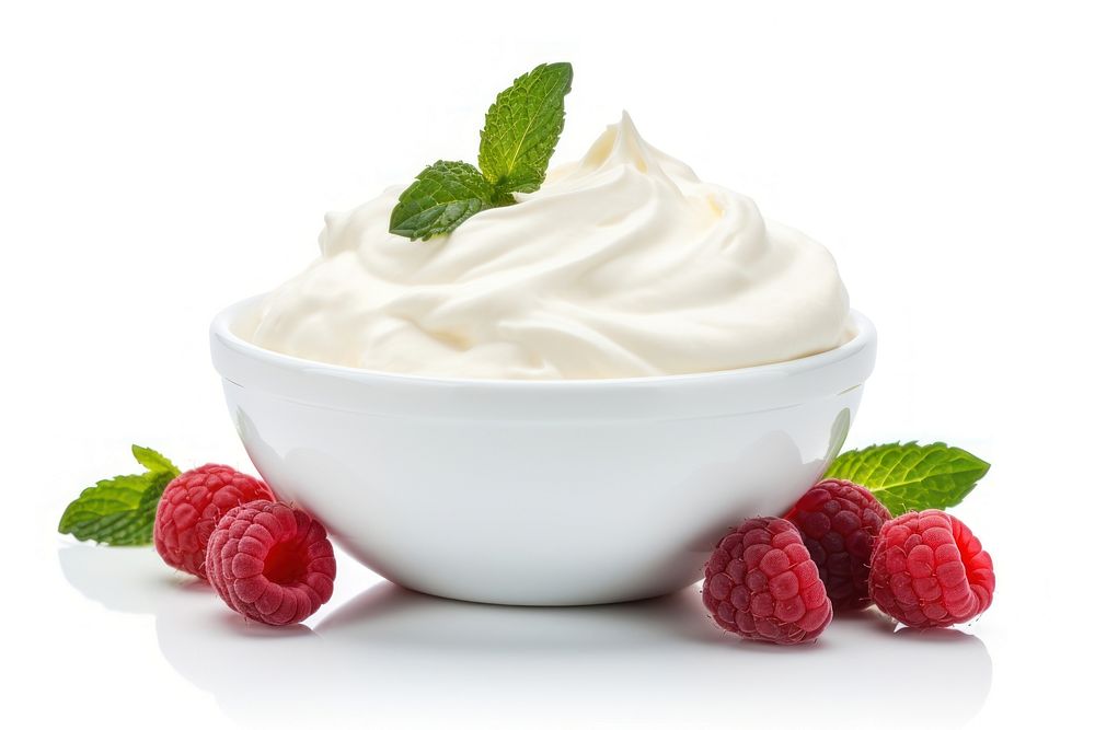 Mascarpone dessert cream berry. AI generated Image by rawpixel.