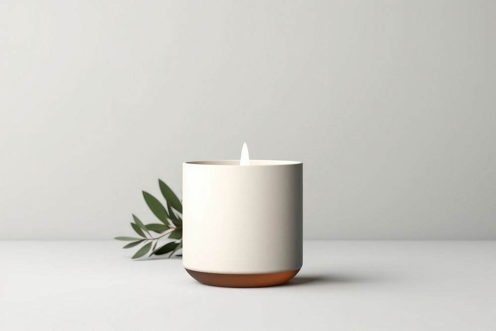 Candle flowerpot cylinder lighting. 