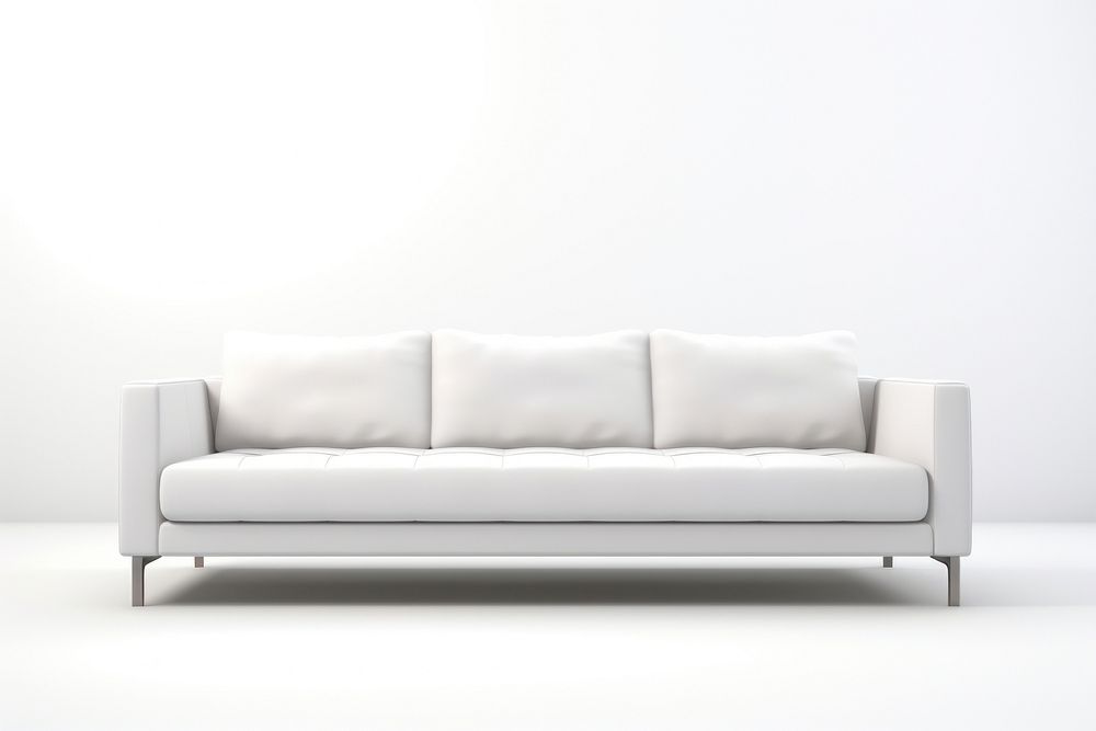 Furniture cushion pillow white. AI generated Image by rawpixel.