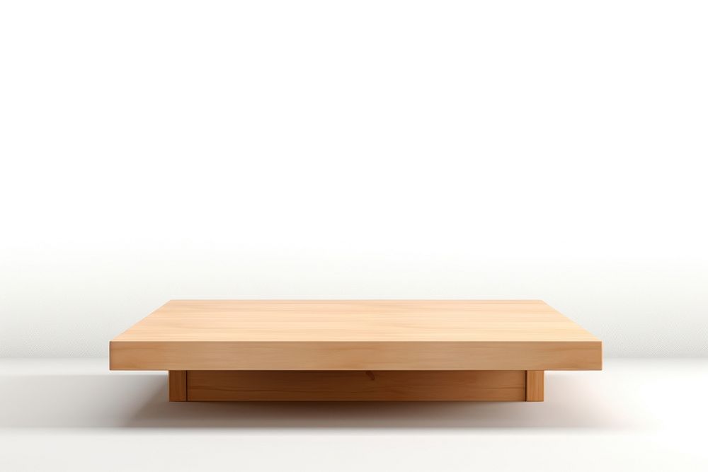 Table furniture plywood white background. AI generated Image by rawpixel.