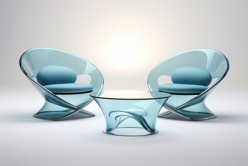 Furniture glass table porcelain. AI generated Image by rawpixel.