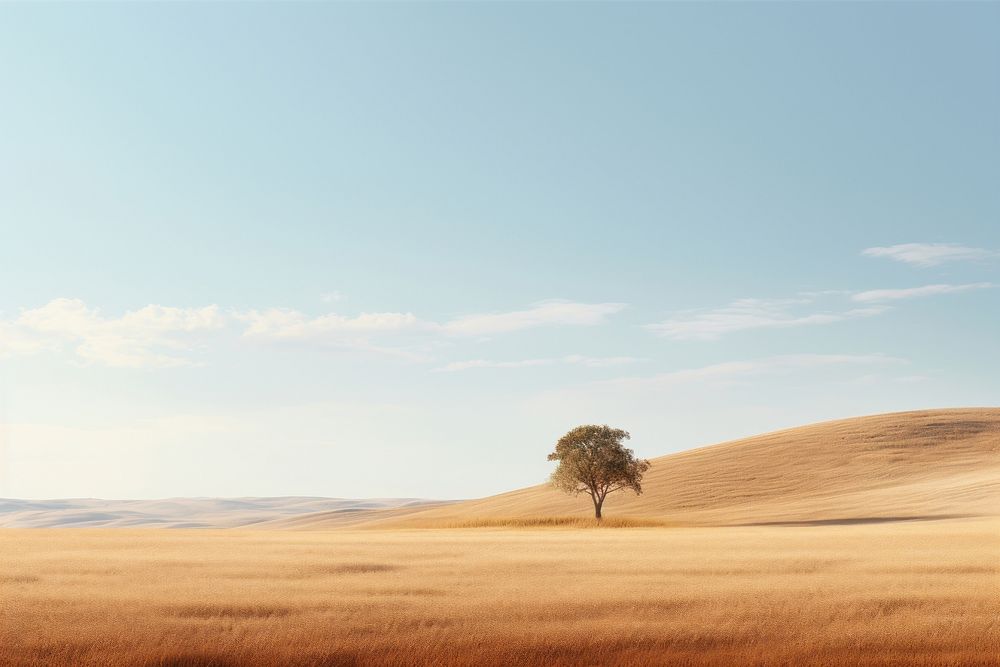 Landscape outdoors horizon nature. AI generated Image by rawpixel.