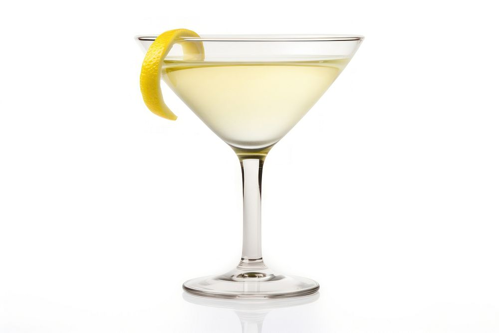 Cocktail martini drink lemon. AI generated Image by rawpixel.