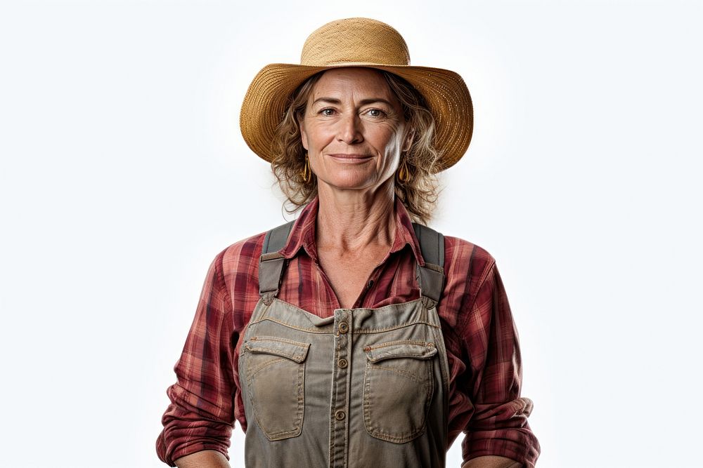 Portrait farmer female adult. AI generated Image by rawpixel.