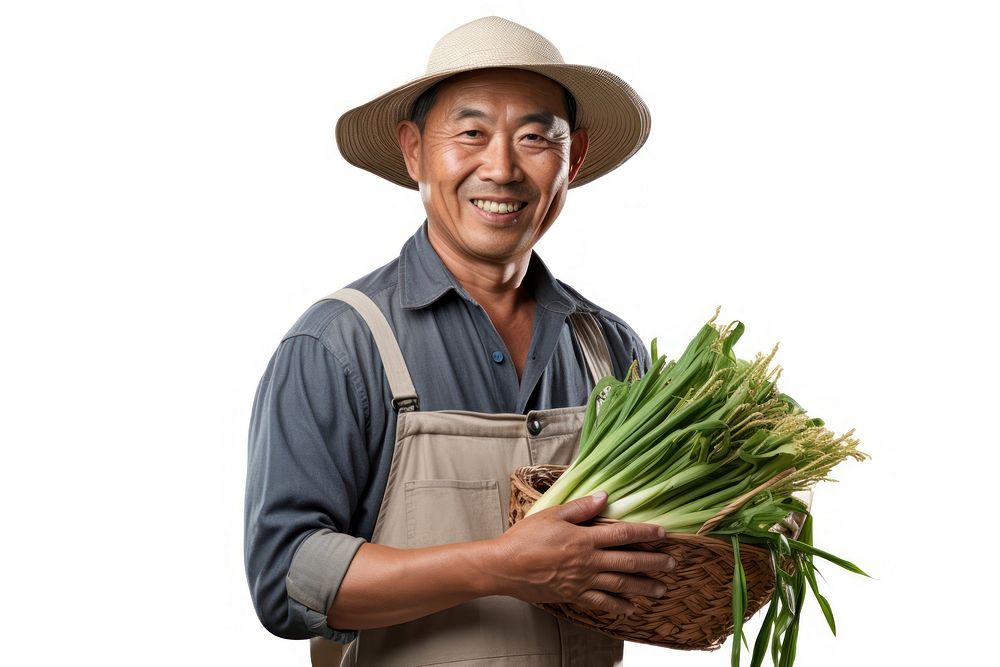 Vegetable holding farmer adult. AI generated Image by rawpixel.