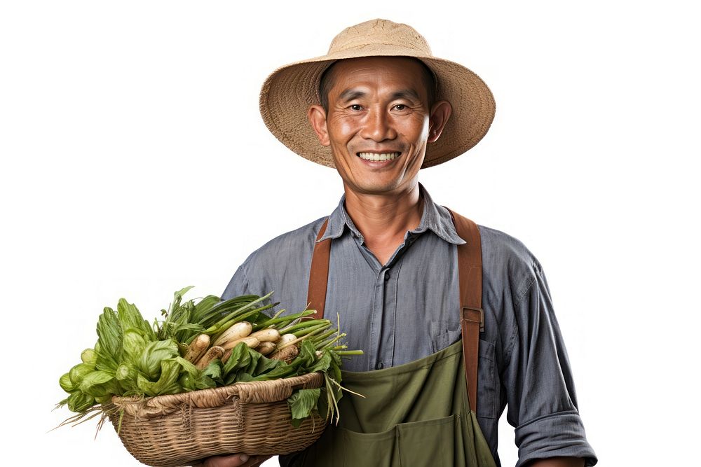 Gardening vegetable holding farmer. AI generated Image by rawpixel.