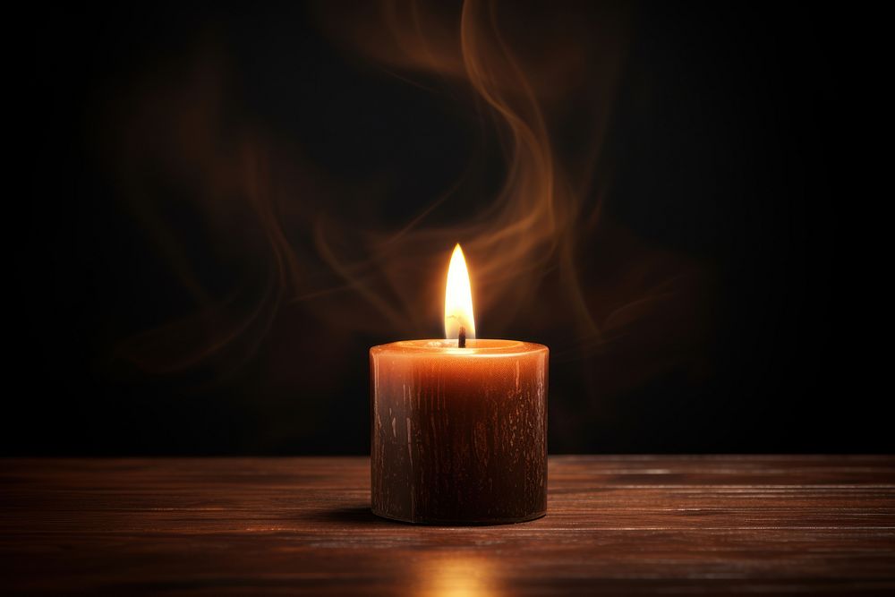 Candle fire spirituality illuminated. AI generated Image by rawpixel.
