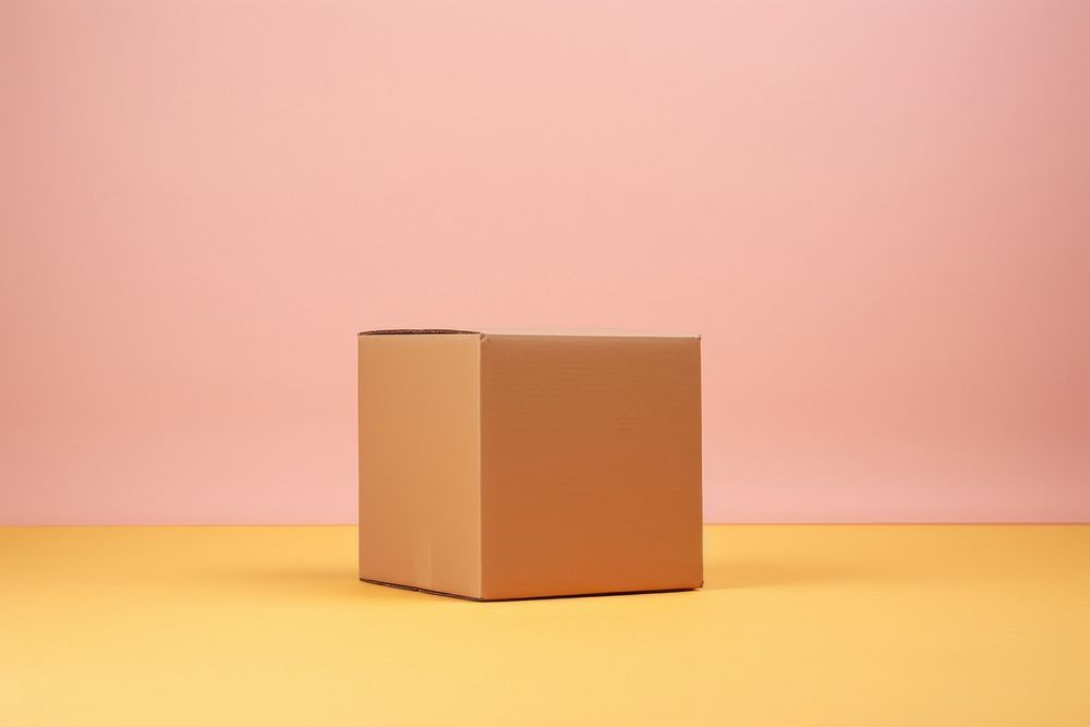 Cardboard box carton simplicity. AI generated Image by rawpixel.