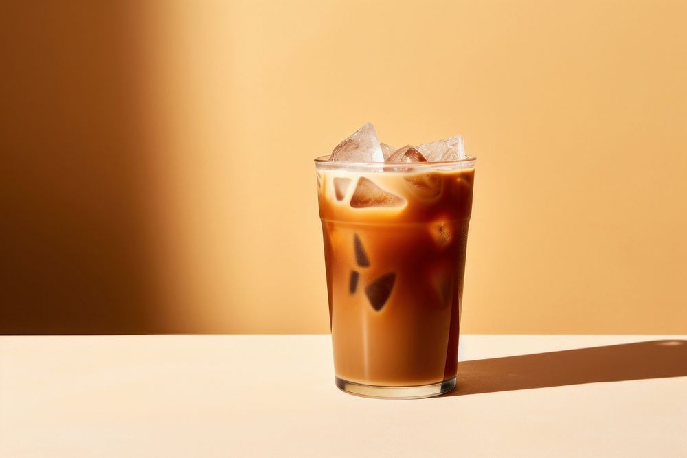 Coffee drink cup iced coffee. AI generated Image by rawpixel.