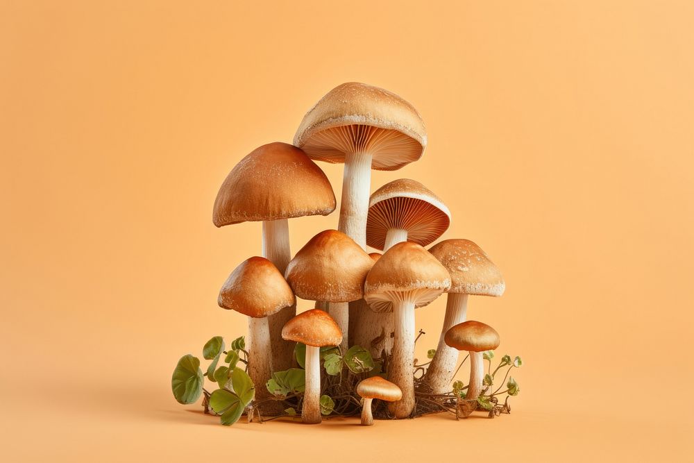 Mushroom fungus autumn plant. AI generated Image by rawpixel.
