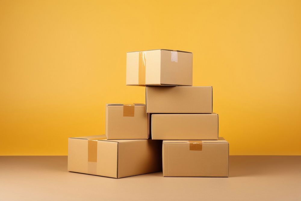 Box cardboard shipping carton. AI generated Image by rawpixel.