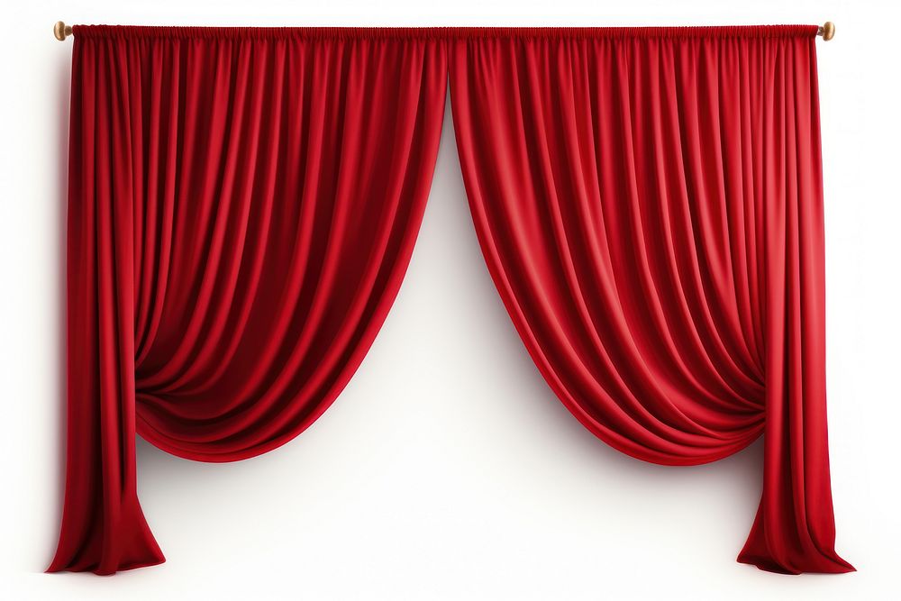 Curtain backgrounds red white background. AI generated Image by rawpixel.