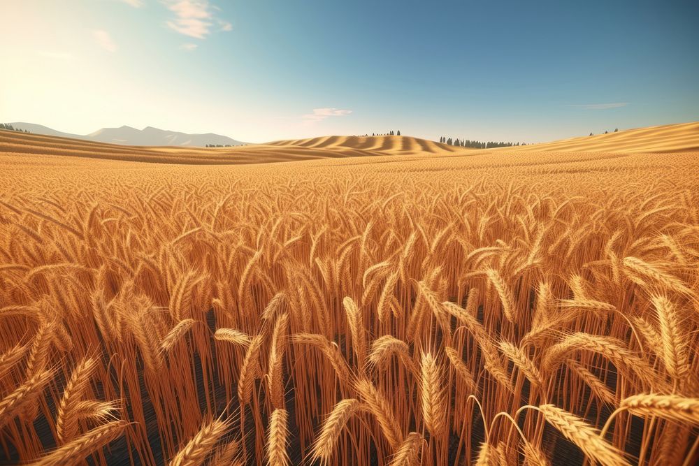 Field landscape outdoors horizon. AI generated Image by rawpixel.