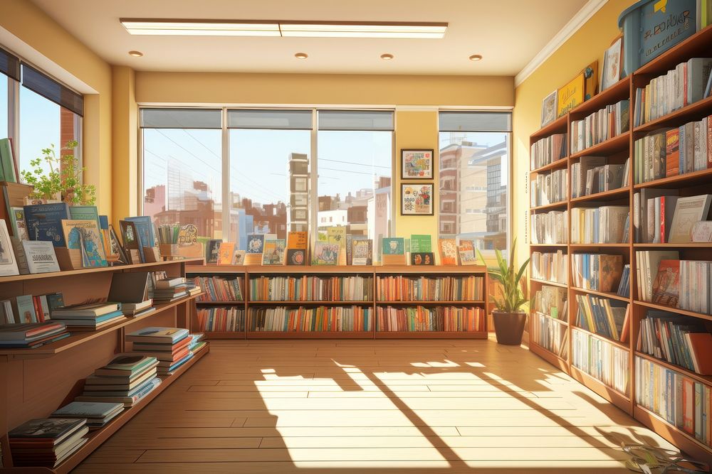 Book publication bookshelf furniture. AI generated Image by rawpixel.
