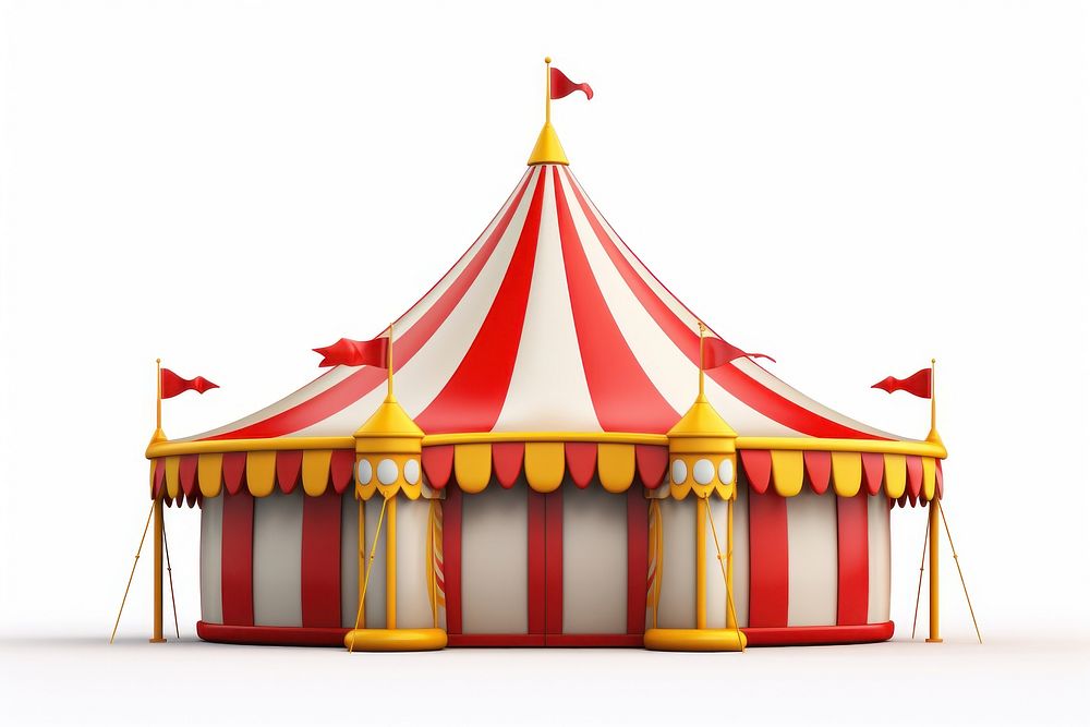 Circus tent architecture celebration. AI generated Image by rawpixel.