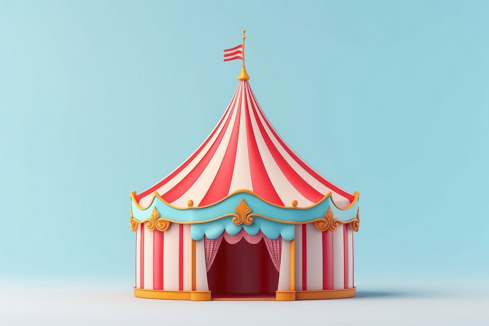 Carousel circus tent spirituality. AI generated Image by rawpixel.
