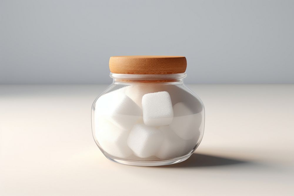 Container lighting white sugar. AI generated Image by rawpixel.