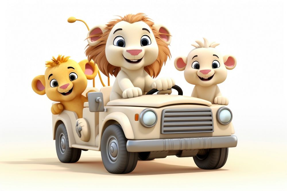 Vehicle cartoon cute baby. AI generated Image by rawpixel.