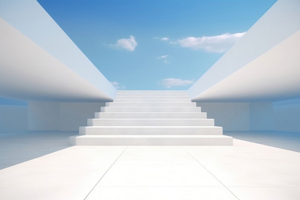 Building architecture backgrounds staircase. AI generated Image by rawpixel.