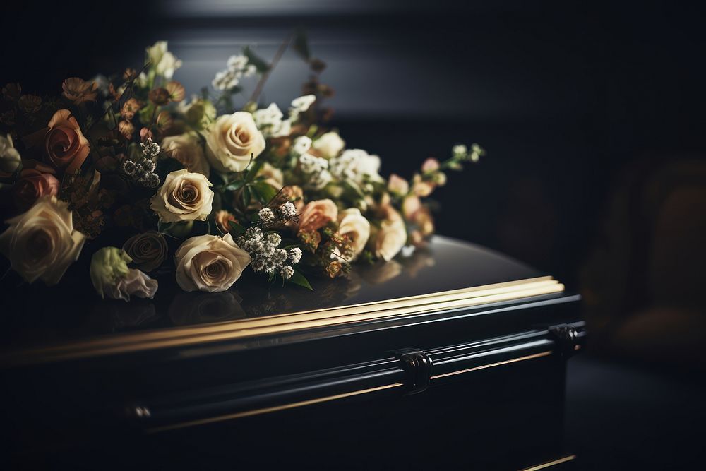 Flower funeral plant rose. AI generated Image by rawpixel.