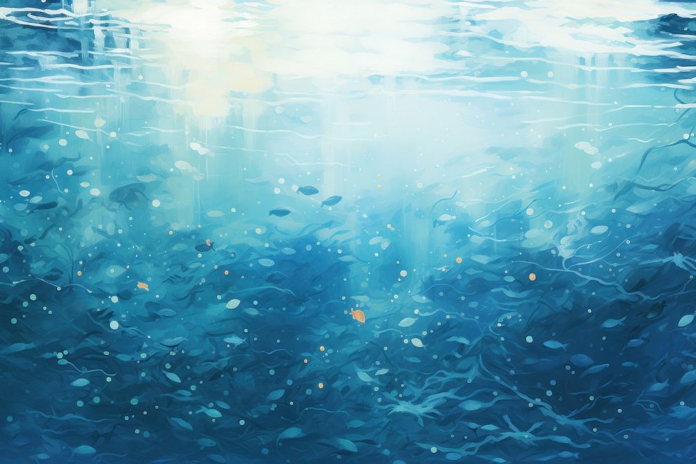 Underwater backgrounds outdoors texture. AI generated Image by rawpixel.