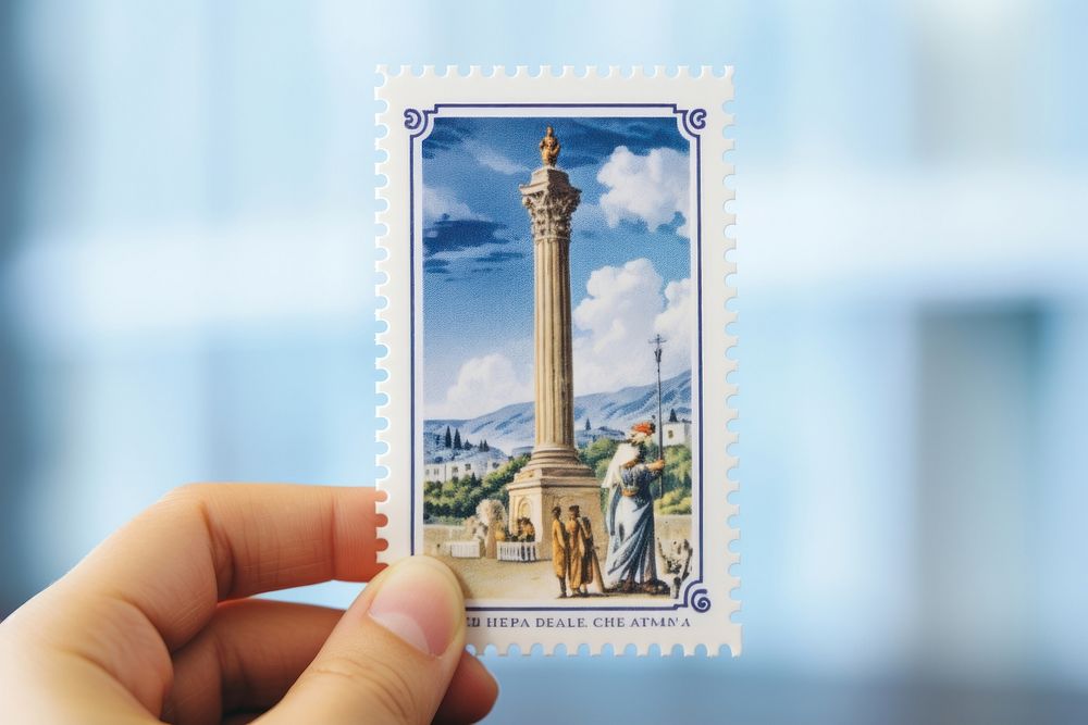 Representation postage stamp architecture creativity. 