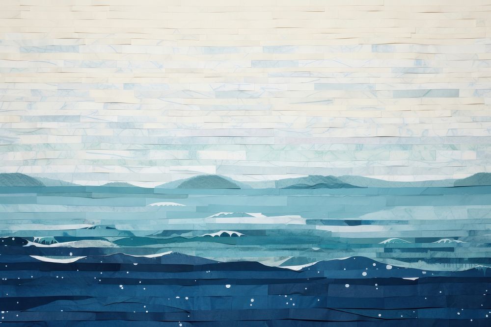 Painting backgrounds nature ocean. AI generated Image by rawpixel.