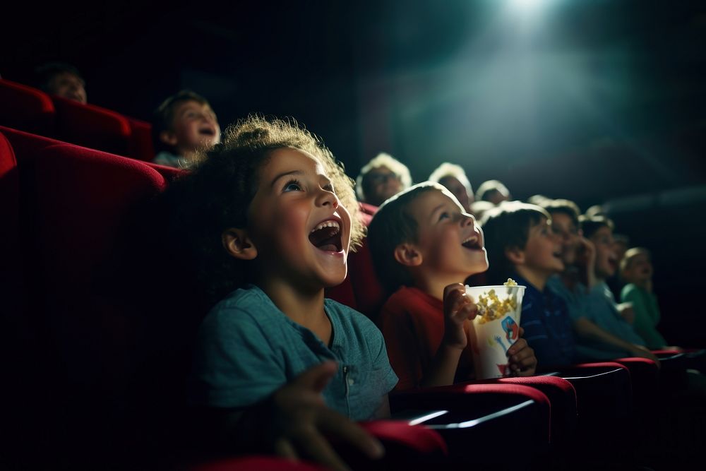 Child movie laugh kid. AI generated Image by rawpixel.