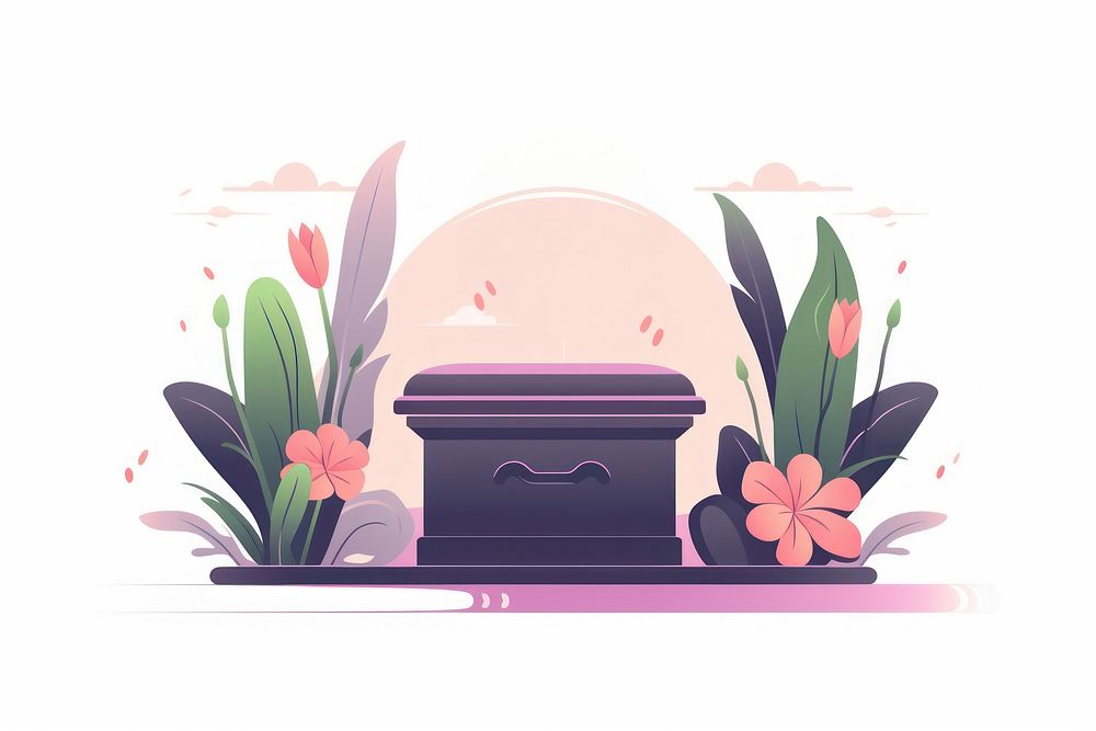 Funeral plant technology creativity. AI generated Image by rawpixel.