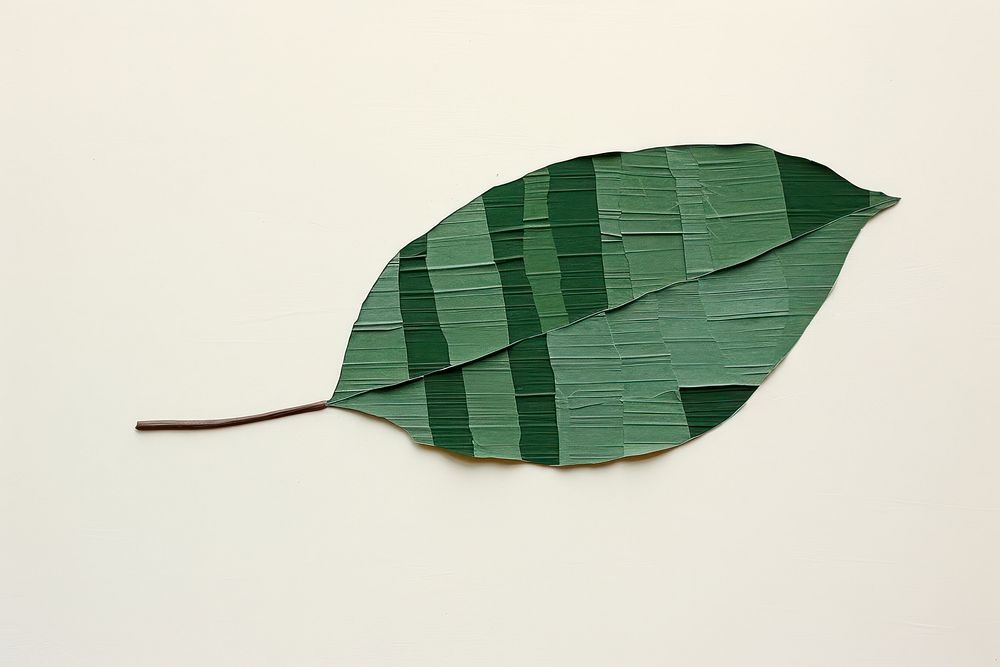 Leaf plant green paper. AI generated Image by rawpixel.