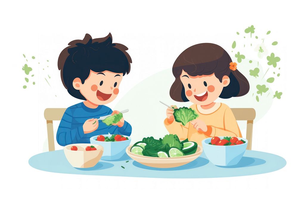 Eating vegetable broccoli food. AI generated Image by rawpixel.