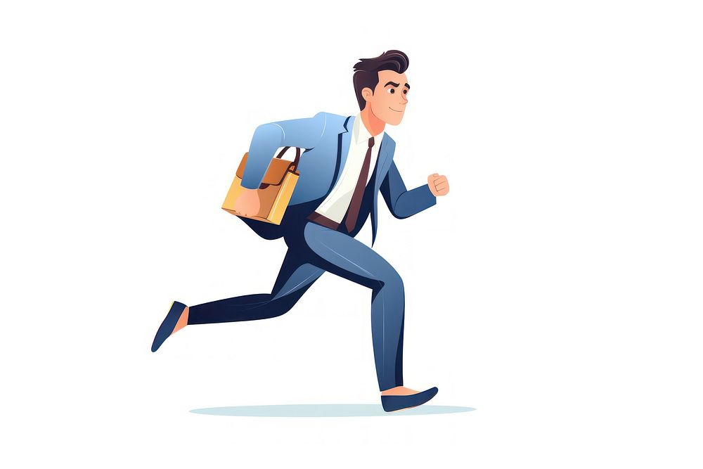 Bag running walking happiness. AI generated Image by rawpixel.