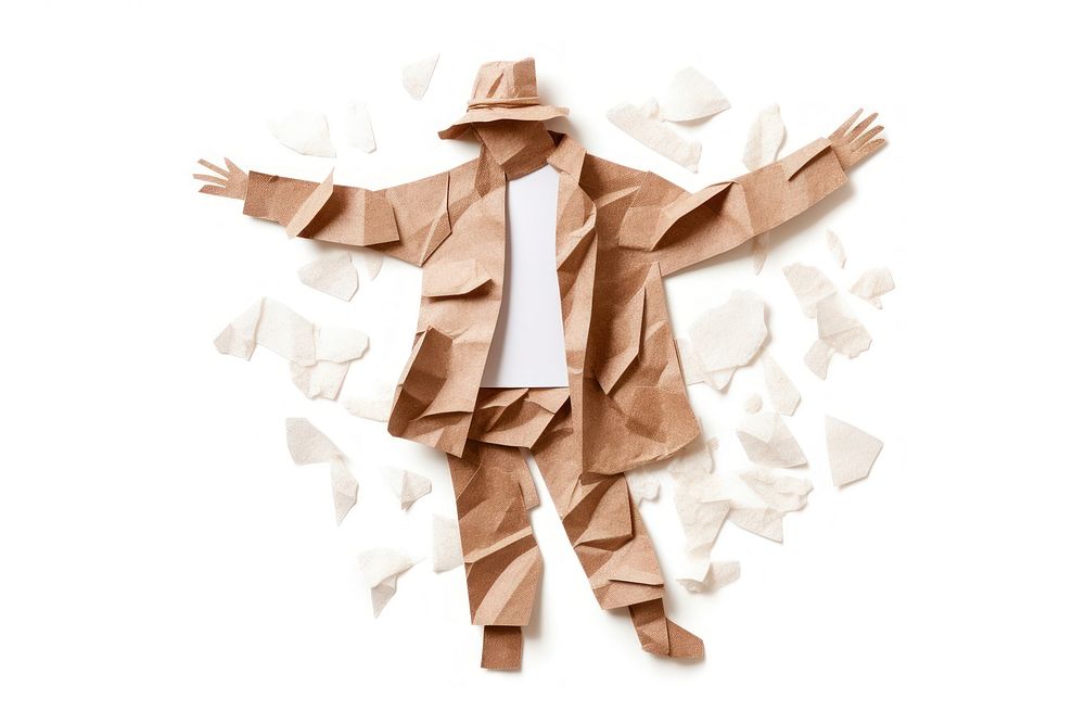 Paper art white background creativity. AI generated Image by rawpixel.