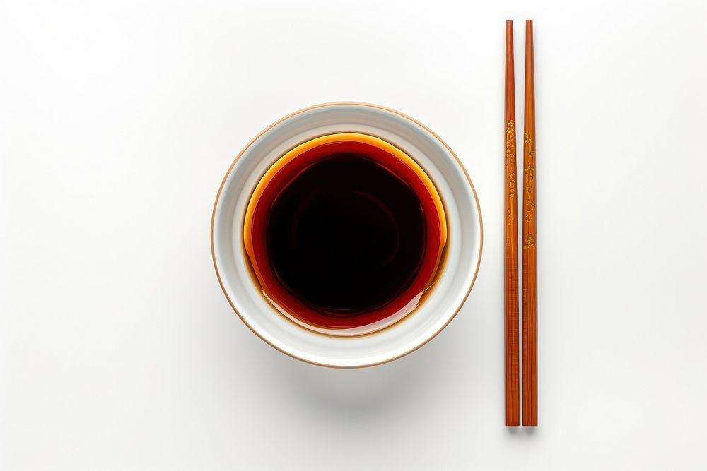 Chopsticks coffee drink cup. AI generated Image by rawpixel.
