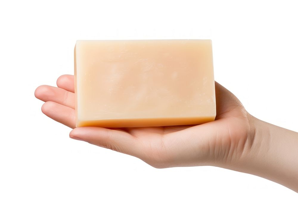 2 hand washing soap parmigiano-reggiano white background. AI generated Image by rawpixel.
