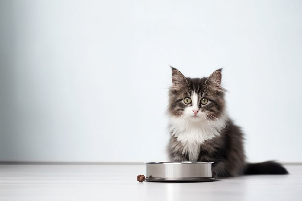 Pet food mammal animal kitten. AI generated Image by rawpixel.