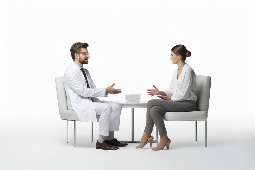 Sitting conversation furniture interview. AI generated Image by rawpixel.