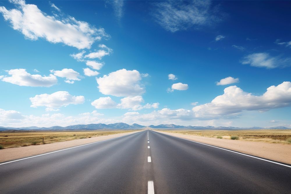 Road sky outdoors horizon. AI generated Image by rawpixel.