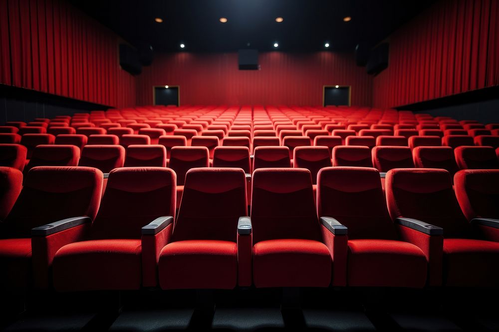 Auditorium cinema stage chair. 