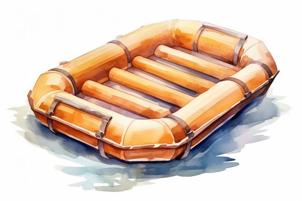 White background transportation inflatable relaxation. AI generated Image by rawpixel.