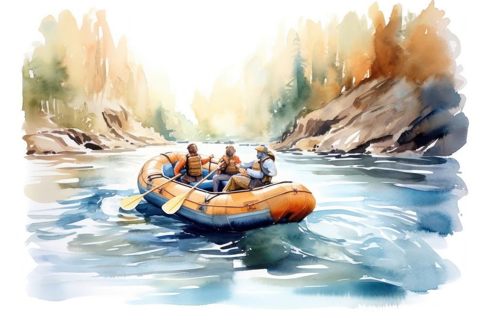 Rafting recreation adventure vehicle. AI generated Image by rawpixel.