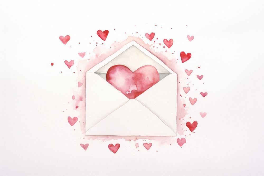 Love letter envelope celebration person. AI generated Image by rawpixel.