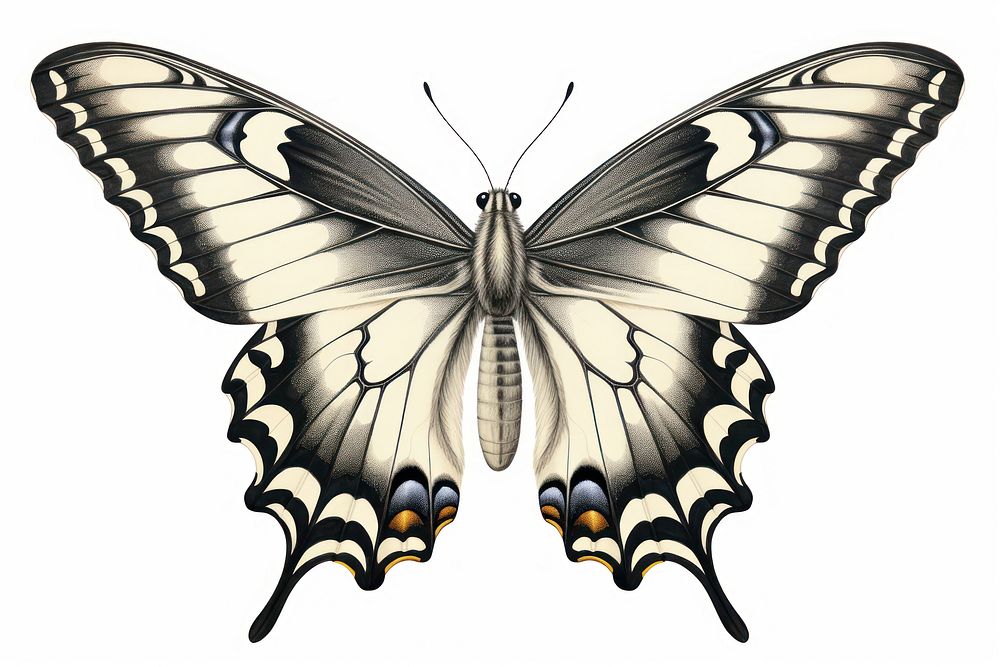 Butterfly insect animal wing. AI generated Image by rawpixel.
