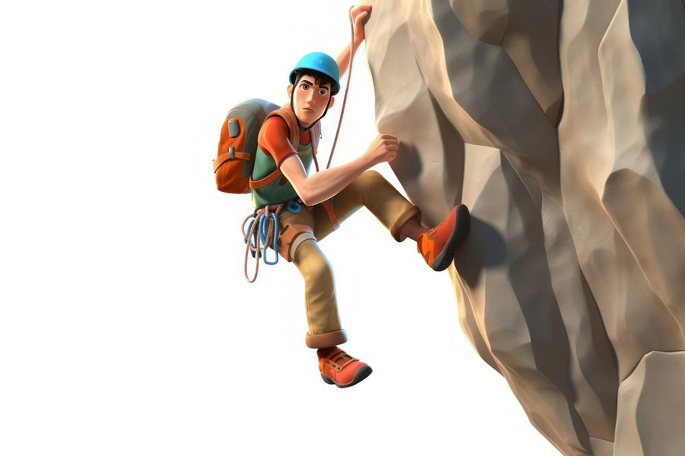 Recreation adventure climbing outdoors. AI generated Image by rawpixel.