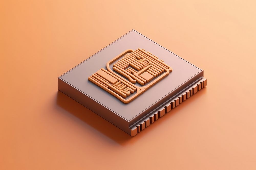 Ai memory icon microcontroller electronics technology. AI generated Image by rawpixel.