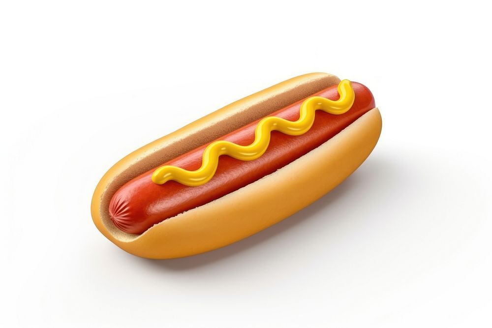 Food white background bratwurst condiment. 