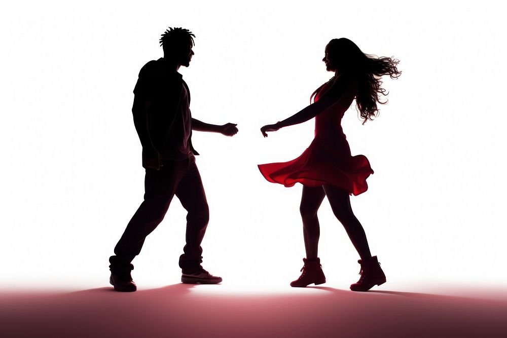 Party silhouette dancing footwear. AI generated Image by rawpixel.
